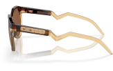 P&auml;ikeseprillid OAKLEY HSTN erimudelid "Kylian Mbapp&eacute; Collection" Dark Amber - Light Curry Prizm Tungsten