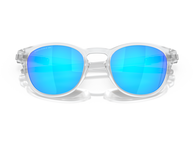 OAKLEY Latch Matte Clear Prizm Sapphire Polarized