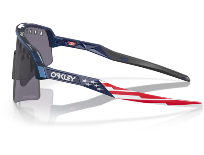 OAKLEY Sutro Lite Sweep Special Ed. "Troy Lee Designs Collection" Blue Colorshift Prizm Grey