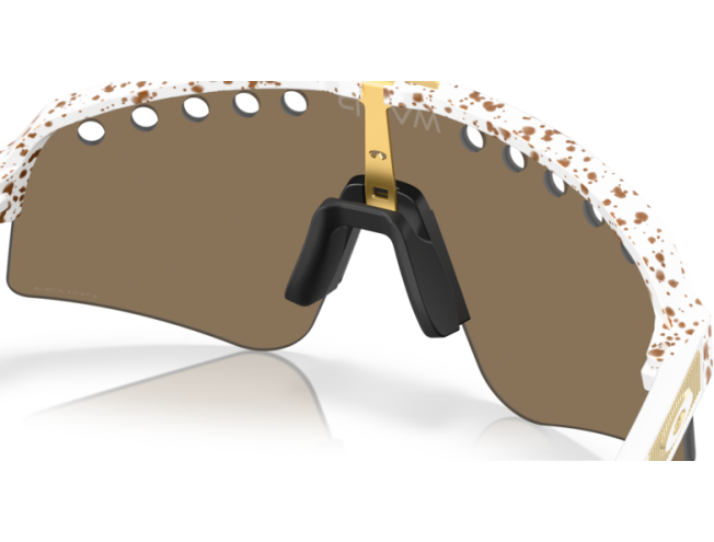 OAKLEY Sutro Lite Sweep Special Ed. "Mathieu Van Der Poel Collection" White splatter Prizm 24k