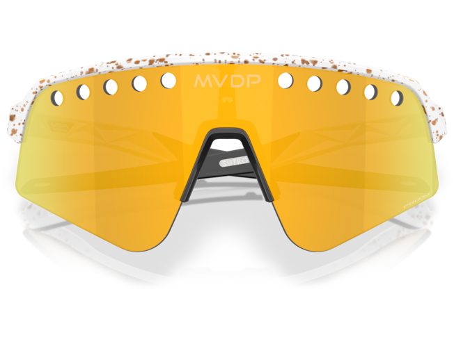 OAKLEY Sutro Lite Sweep Special Ed. "Mathieu Van Der Poel Collection" White splatter Prizm 24k