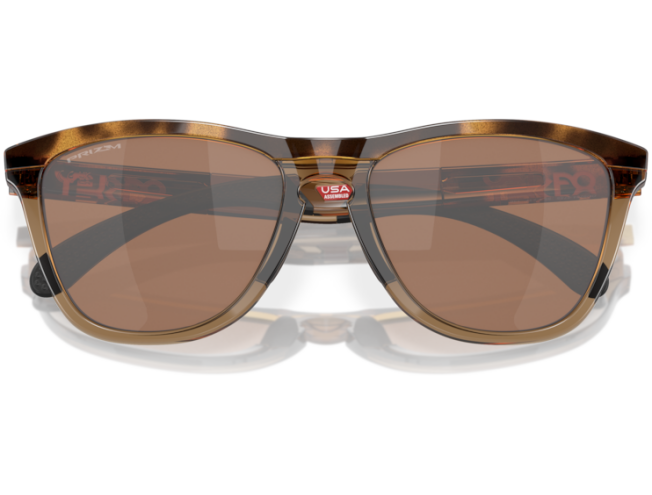 OAKLEY Frogskins Range Brown Tortoise/Brown Smoke Prizm Tungsten Polarized
