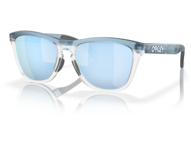 OAKLEY Frogskins Range Transparent Stonewash Prizm Deep Water Polarized