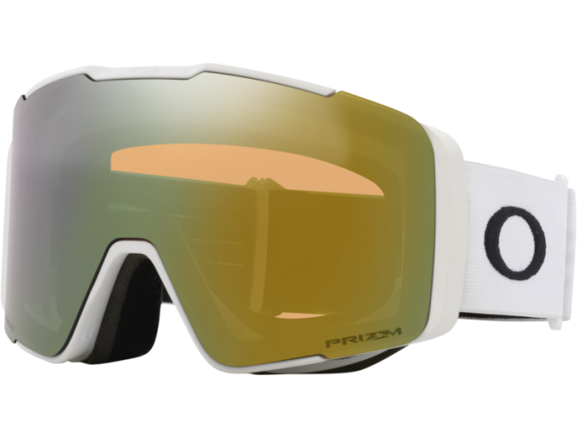 OAKLEY Line Miner Pro L Matte White Prizm Sage Gold Iridium + Prizm Iced