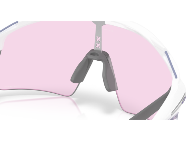 Oakley Stunt Wing Polished White Prizm Low Light