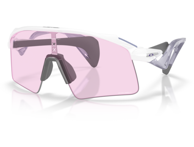 Oakley Stunt Wing Polished White Prizm Low Light