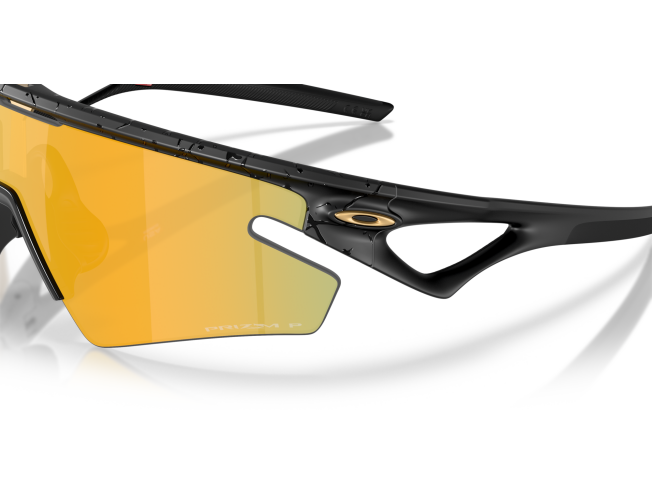 OAKLEY Sphaera Slash Special Ed. "Gridiron Collection" Matte Black Splatter Prizm 24k Polarized