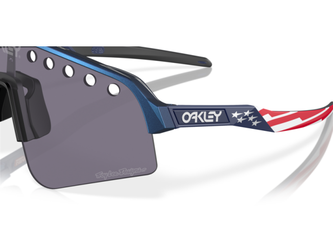 P&auml;ikeseprillid OAKLEY Sutro Lite Sweep erimudelid "Troy Lee Designs Collection" Blue Colorshift Prizm Grey